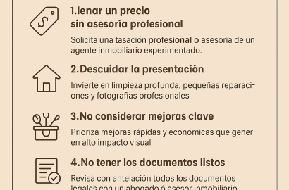 Errores Comunes al Vender una Propiedad y Cómo Evitarlos