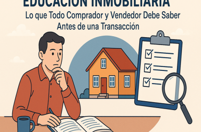 EDUCACIÓN INMOBILIARIA: Lo que Todo Comprador y Vendedor Debe Saber Antes de una Transacción